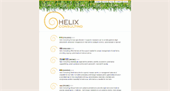 Desktop Screenshot of helixconsulting.com